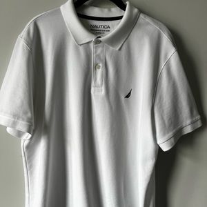Nautica Polo Shirt - White Large
